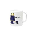 TARO WORKSのYou and me. 文字入り Mug :right side of the handle