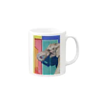 T.MiyazakiのFreedom-elephant Mug :right side of the handle