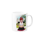 夕凛（ﾕｳﾘ）ゲーム実況者のマグカップ Mug :right side of the handle