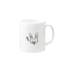 melissaのウサ吉 Mug :right side of the handle