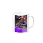 うっちーマリンアクアリウムの海水魚マグカップ Mug :right side of the handle