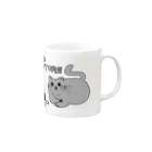 パワフルクリニックのNO FUTURE NEKO Mug :right side of the handle