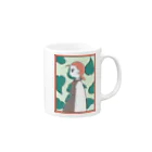 パセリぷに子の女の子 Mug :right side of the handle