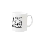 KA2TOSHIのNEKO＋TORA Mug :right side of the handle