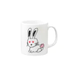 らぶうさちゃんのらぶうさちゃん Mug :right side of the handle