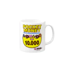 オクマーSUZURIショップのPOCKET　MONEY Mug :right side of the handle