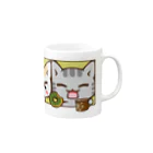 くつろぎ猫工房のくつろぎ猫 ~まったりドーナツ~ Mug :right side of the handle