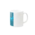 Heavenly Hand'sの猫 Mug :right side of the handle