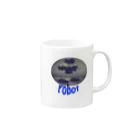 赤色の国のロボットくん Mug :right side of the handle