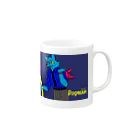 エンドーハイロウ (イラストレーター)のつれない彼女とDog man Mug :right side of the handle