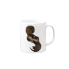 うさかふぇmimiSHOPのお眠り子カワウソ Mug :right side of the handle