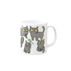 えのころのねこがたくさん Mug :right side of the handle