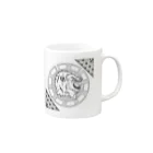 Artical-LinkのArtical  Link / LION Mug Mug :right side of the handle