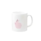 yacocoのうさぎ Mug :right side of the handle