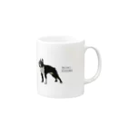 Park a Holic BostonterrierのPark a Holic Bostonterrier Mug :right side of the handle