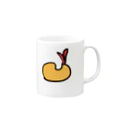 えいとのゆるいコレクションのポップコーンシュリンプ Mug :right side of the handle