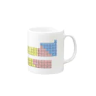 Petit Doleの元素周期表 Mug :right side of the handle