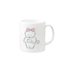 ワヌ山のワヌ美ちゃん Mug :right side of the handle