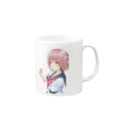 はじめとみかんのグッズのお部屋の女子高生 Mug :right side of the handle