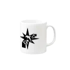 シンプルデザイン：Ｔシャツ・パーカー・スマートフォンケース・トートバッグ・マグカップのシンプルデザイン Mug :right side of the handle