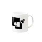 シンプルデザイン：Ｔシャツ・パーカー・スマートフォンケース・トートバッグ・マグカップのシンプルデザインアルファベットC Mug :right side of the handle