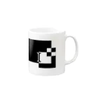 シンプルデザイン：Ｔシャツ・パーカー・スマートフォンケース・トートバッグ・マグカップのシンプルデザインアルファベットI Mug :right side of the handle