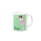 una* 10th両日のritsuko Mug :right side of the handle