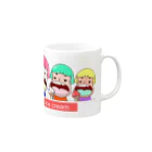 ミドリ ハナ@maro_coのアイスクリーム Mug :right side of the handle