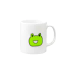 ゆるかわ動物園のゆるいカエル Mug :right side of the handle