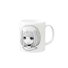 徒花のサブカル女子 Mug :right side of the handle