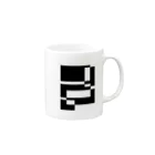 シンプルデザイン：Ｔシャツ・パーカー・スマートフォンケース・トートバッグ・マグカップのシンプルデザイン Mug :right side of the handle