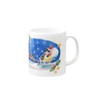 Ａｔｅｌｉｅｒ　Ｈｅｕｒｅｕｘのトロとクロのクリスマス Mug :right side of the handle