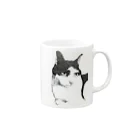 ちゃっかりのニコラさま Mug :right side of the handle