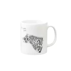 オカモトダイキ Daiki OkamotoのI hate you, but I love you. Mug :right side of the handle