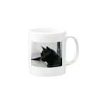 月詞みゅーの黒猫。 Mug :right side of the handle