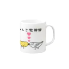 まめるりはことりのセキセイインコいんこ党幹部るちのーはるくいん【まめるりはことり】 Mug :right side of the handle