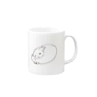 三日月堂の実家のピョン吉 Mug :right side of the handle