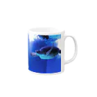 hachimitsu0502の海亀 Mug :right side of the handle