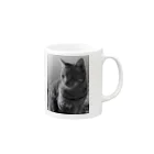 pula coffeeのstray cat Mug :right side of the handle