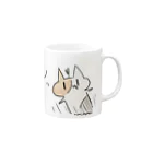 こくもつこやのとびだすこくもつねこ Mug :right side of the handle