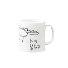 うのすけしょっぷのとりけらくん Mug :right side of the handle