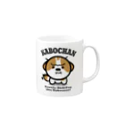 ぽんずのLovelyシーズー犬グッズのシーズー犬かぼちゃんマグカップ#1 Mug :right side of the handle