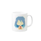 うーさんのティーブレイク Mug :right side of the handle