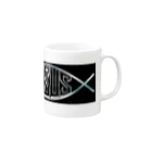 live4rhymeのJesus(black) Mug :right side of the handle