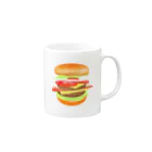 ARTWORKSのBounce Burger Mug :right side of the handle