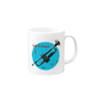 YUKI屋のEnjoy the Trumpet Mug :right side of the handle