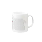 ぽωずの大きいけながいぬ Mug :right side of the handle