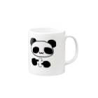 248-nijiya-の手話で「手話」を表現するパンダ Mug :right side of the handle