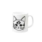 あすきなまこ の岡本くんのねこ Mug :right side of the handle