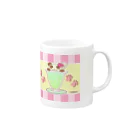 ＊ちま＊@熊猫工房。のパンダなフロート Mug :right side of the handle